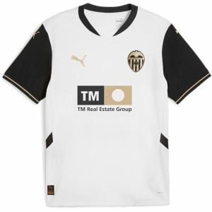 Men's Short-sleeved Football Shirt Puma Valencia C.F. Home Replica