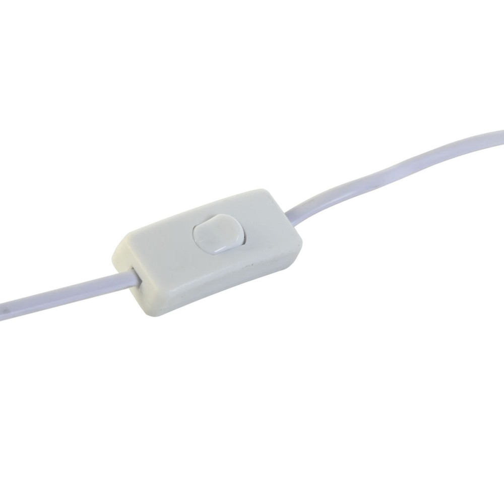 Tischlampe Home ESPRIT Weiß Beige 40 W 220 V 15 x 15 x 27 cm (2 Stück)