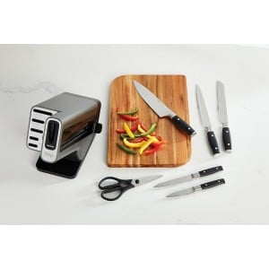 Messerset NINJA K32006EU Schwarz Silberfarben Edelstahl