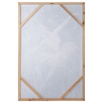 Leinwand Alexandra House Living Holz 80 x 120 x 3 cm Ballerina
