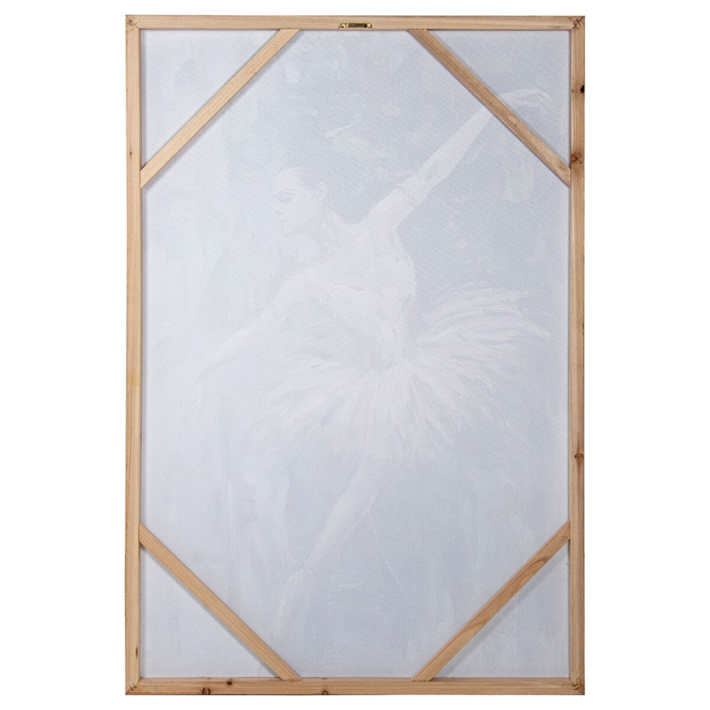 Leinwand Alexandra House Living Holz 80 x 120 x 3 cm Ballerina