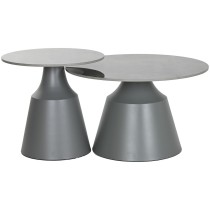 Small Side Table Home ESPRIT Grey 70 x 70 x 43 cm 70 x 70 x 1 cm