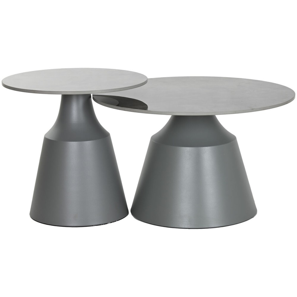 Small Side Table Home ESPRIT Grey 70 x 70 x 43 cm 70 x 70 x 1 cm