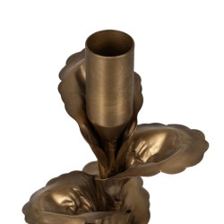 Candleholder Golden Iron 11,5 x 11,5 x 40 cm