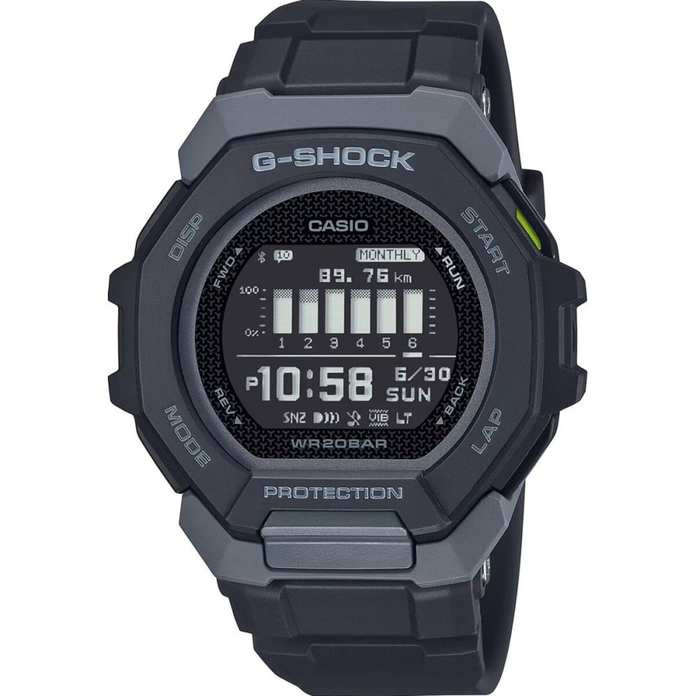 Herrenuhr Casio G-Shock G SQUAD - SUNNY SIDE STYLE Schwarz (Ø 47,5 mm)