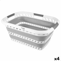 Panier à Vêtements Pliable Aktive polypropylène TPR 61 x 7,5 x 43 cm 61 x 28 x 43 cm (4 Unités)