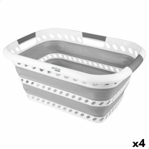 Panier à Vêtements Pliable Aktive polypropylène TPR 61 x 7,5 x 43 cm 61 x 28 x 43 cm (4 Unités)