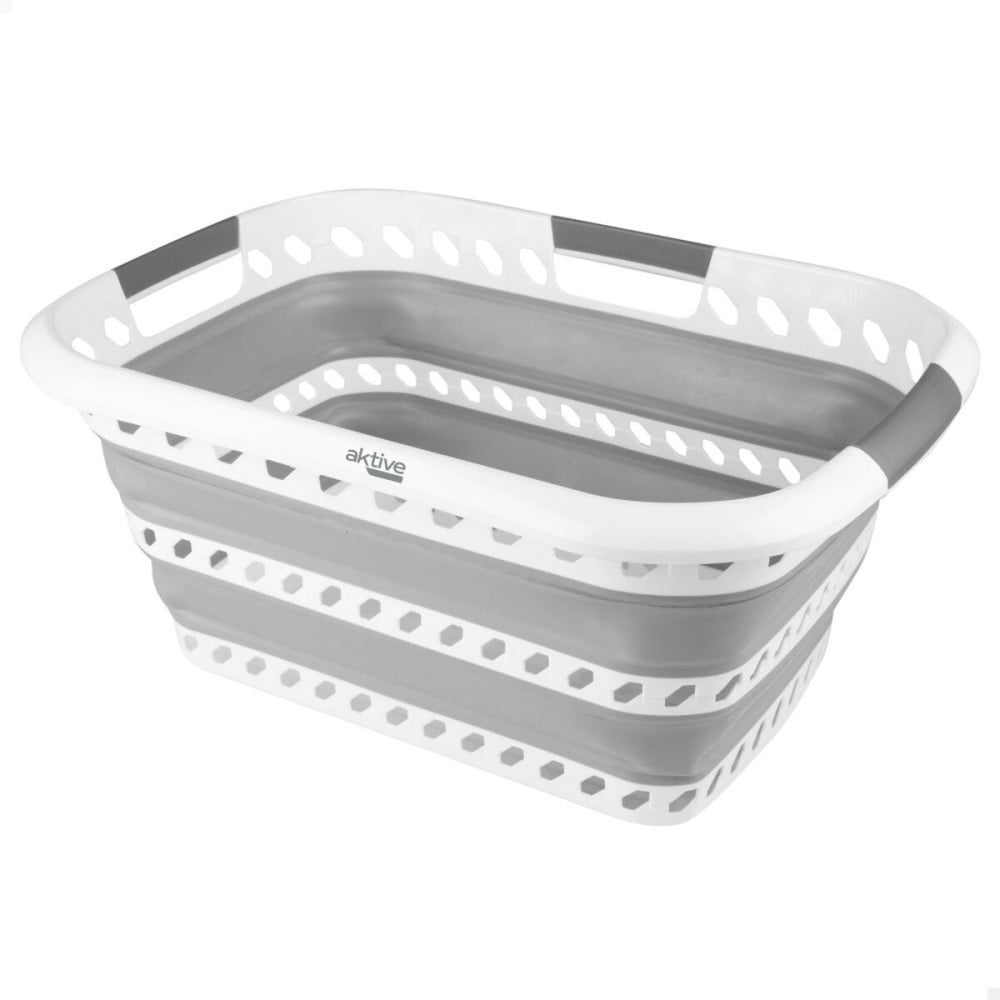 Panier à Vêtements Pliable Aktive polypropylène TPR 61 x 7,5 x 43 cm 61 x 28 x 43 cm (4 Unités)