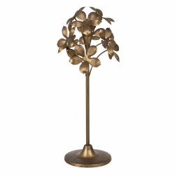 Candleholder Golden Iron 15 x 15 x 40 cm