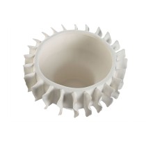 Centerpiece Home ESPRIT White Ceramic 22 x 22 x 14 cm