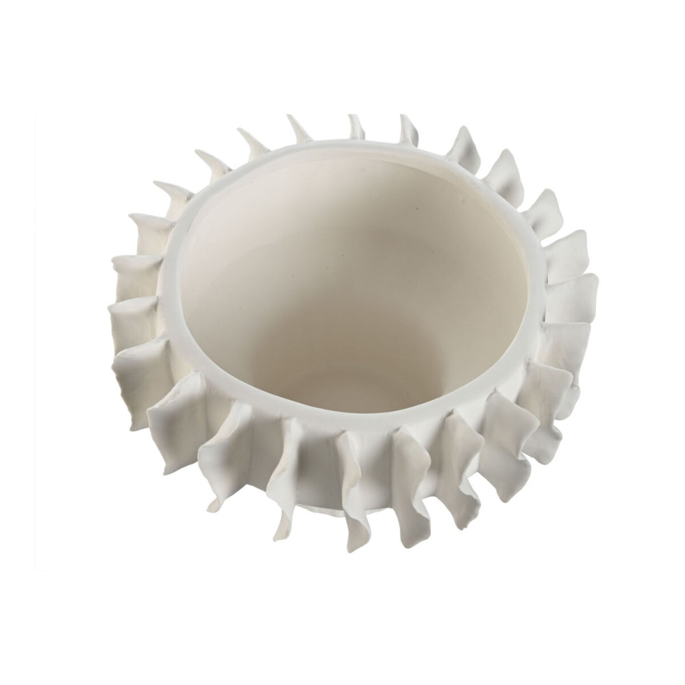 Centerpiece Home ESPRIT White Ceramic 22 x 22 x 14 cm