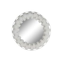Wall mirror Home ESPRIT White Beige Modern 87 x 7,5 x 87 cm
