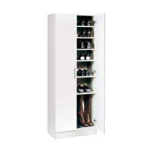 Schuhschrank Alexandra House Living Weiß 59 x 171 x 35 cm 2 Türen 7 Regale