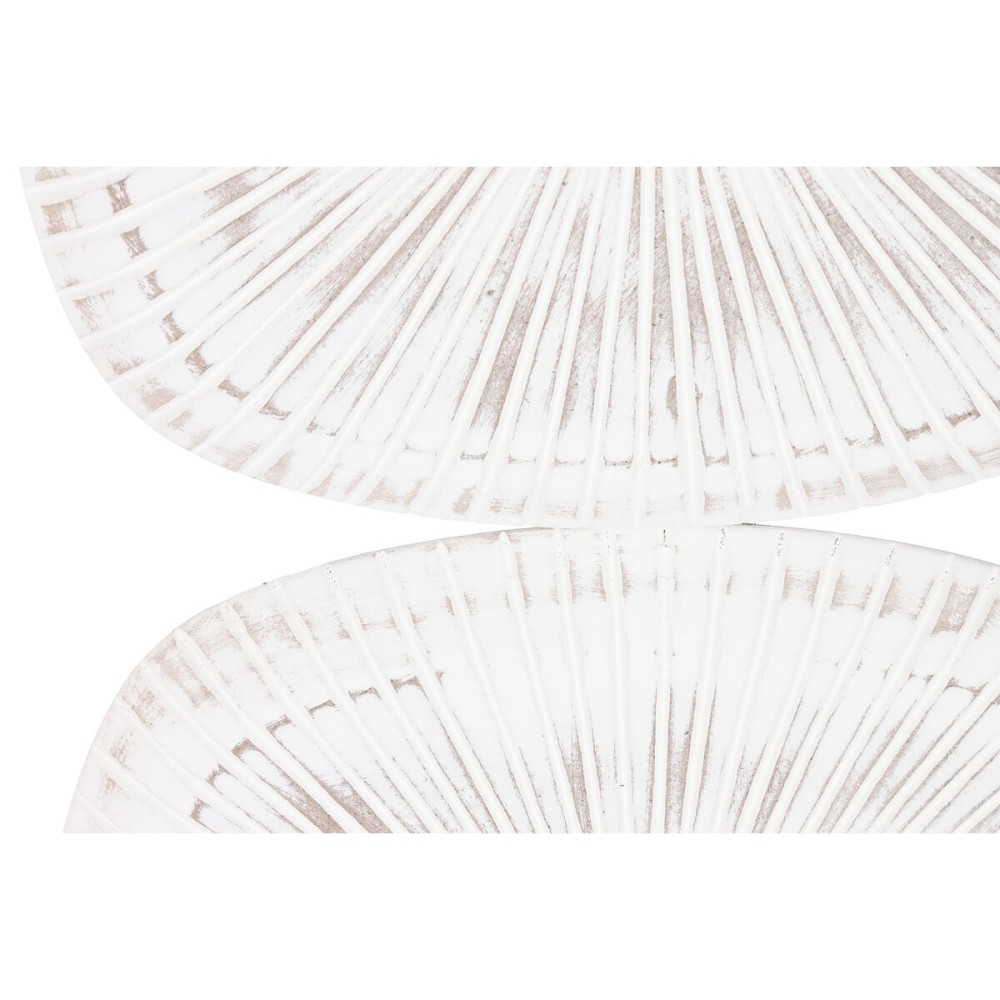Wall Decoration Home ESPRIT White Modern Aged finish 89 x 2,5 x 89 cm