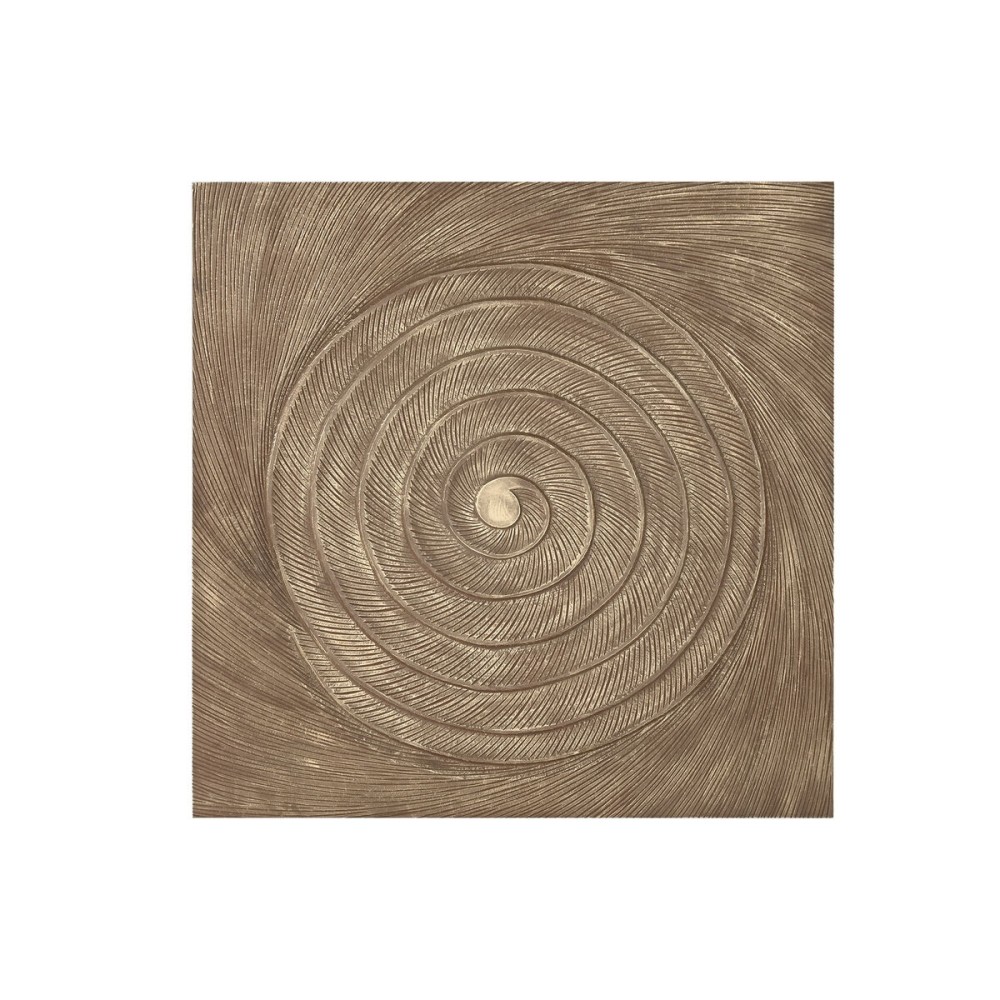 Wall Decoration Home ESPRIT Golden Modern 120 x 3,5 x 120 cm