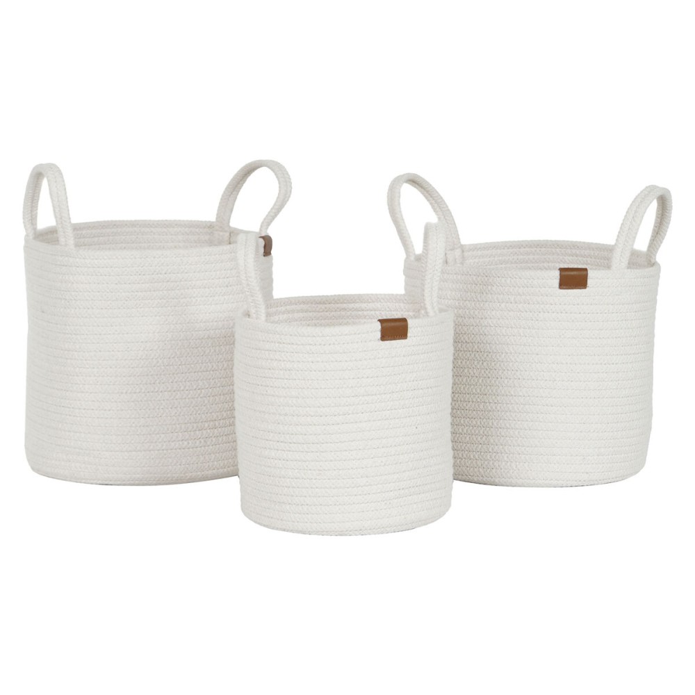 Set de basket Home ESPRIT Moderne 30 x 30 x 28 cm
