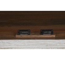 Buffet Home ESPRIT Blanc Verre Bois de manguier 175 x 45,2 x 105 cm