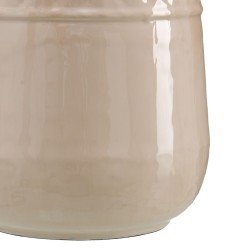 Vase Beige Fer 28 x 28 x 68 cm