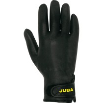 Gants de travail JUBA Doublure Polaire Nitrile Chaud Noir