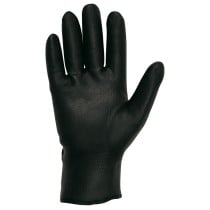 Work Gloves JUBA Fleece Lining Nitrile Cold Black