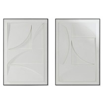 Cadre 3D Home ESPRIT Plâtre Bois MDF 60 x 6,5 x 90 cm