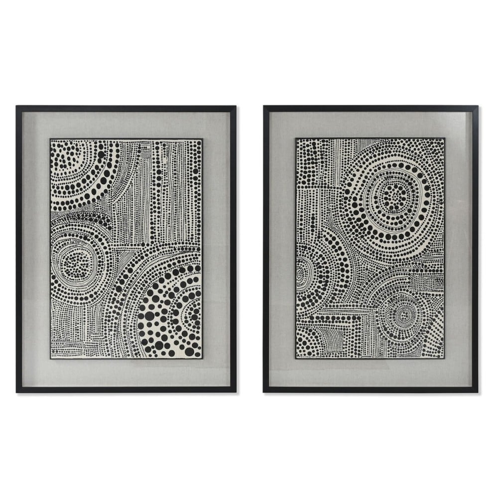 Bild Home ESPRIT Schwarz Rot Moderne 75 x 4 x 100 cm (2 Stück)
