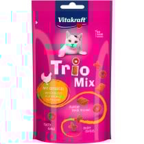 Collation pour Chat Vitakraft Trio Mix Poultry Oiseaux 60 g