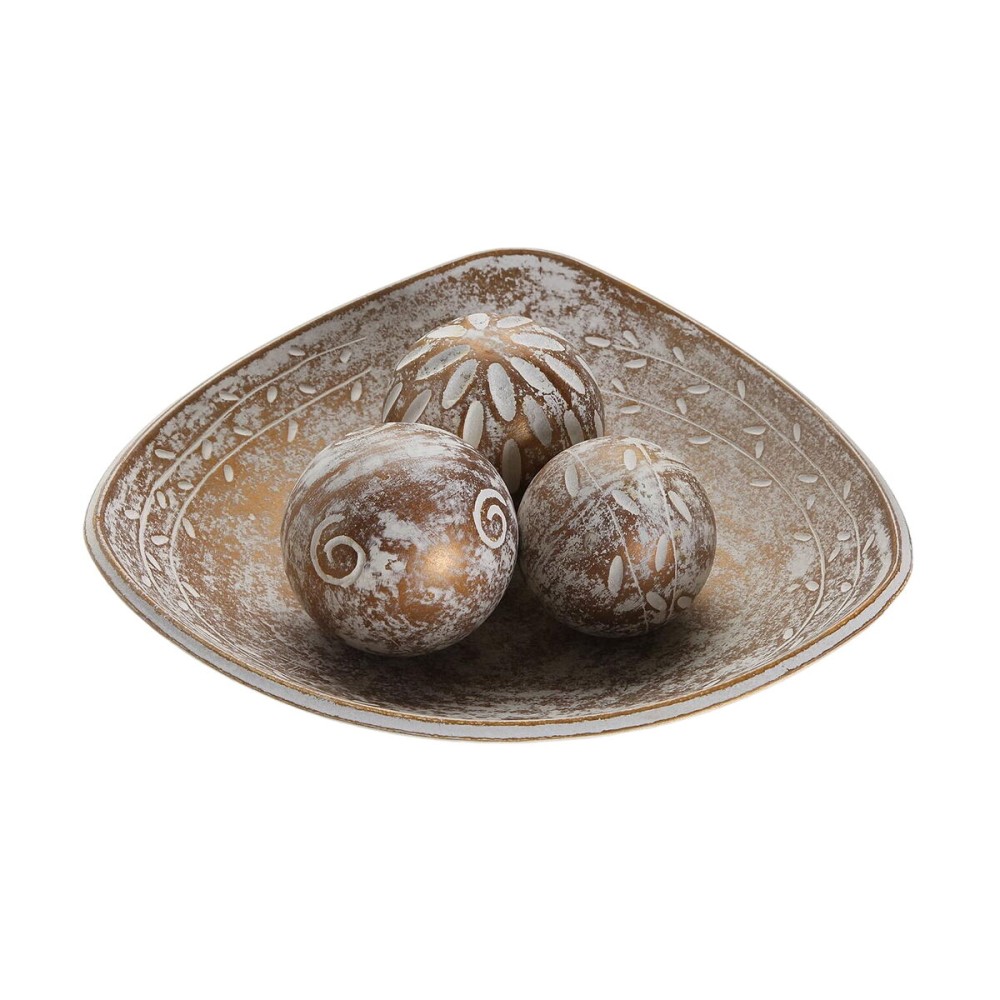 Centerpiece Versa Brown MDF Wood 31,5 x 9 x 31,5 cm