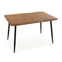 Table Basse Versa Malika PVC Métal Bois MDF 80 x 75 x 120 cm