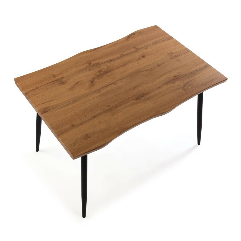 Table Basse Versa Malika PVC Métal Bois MDF 80 x 75 x 120 cm