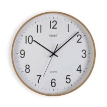 Wanduhr Versa Kunststoff Quarz Holz MDF 5,5 x 40,5 x 40,5 cm