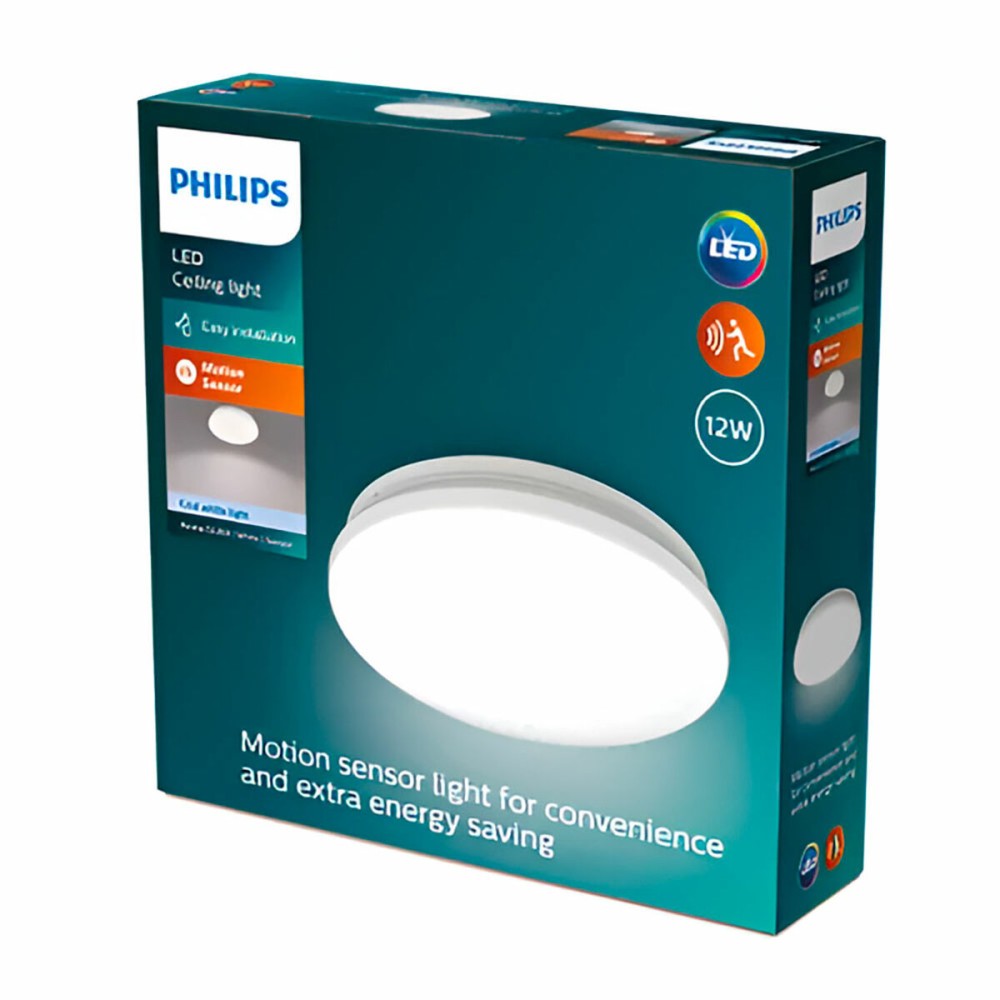 LED-Deckenleuchte Philips acuna 12 W Ø 24,5 cm Weiß Metall (4000 K)
