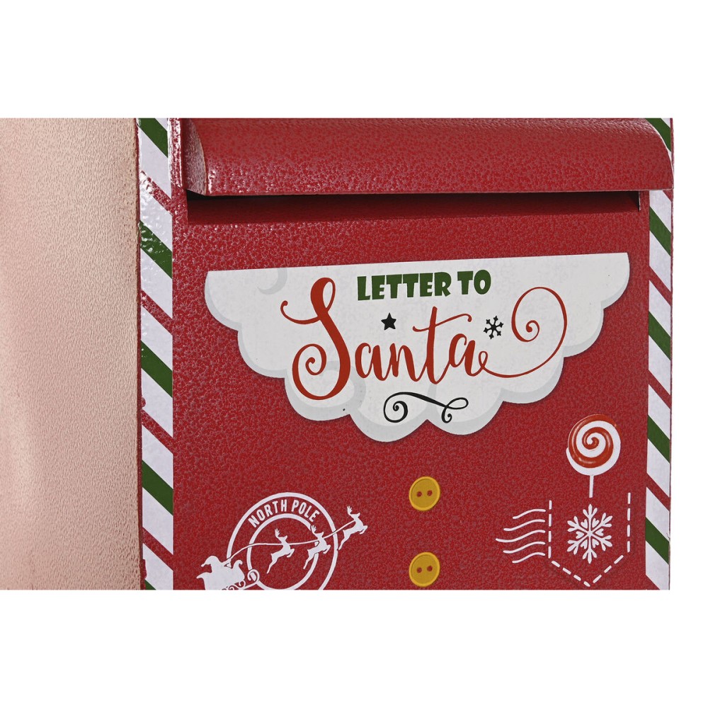 Décorations de Noël DKD Home Decor Jaune Blanc Noir Rouge Boîte aux lettres 28,5 x 26,5 x 52 cm