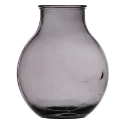 Vase Gris verre recyclé 29 x 29 x 36 cm