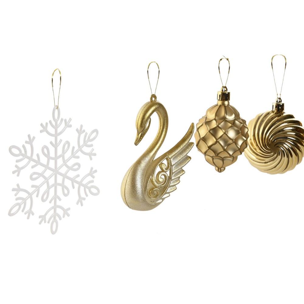 Weihnachtsbaumkugeln Home ESPRIT Gold Polyäthylen 28 x 7 x 40 cm (70 piezas)