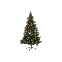 Sapin de Noël Home ESPRIT Rouge Vert PVC Métal 144 x 144 x 240 cm