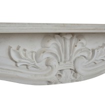 Façades de cheminée Home ESPRIT Blanc Sapin Cottage Finition vieillie 88 cm 125 x 27 x 104 cm 123 X 26,5 X 105 cm
