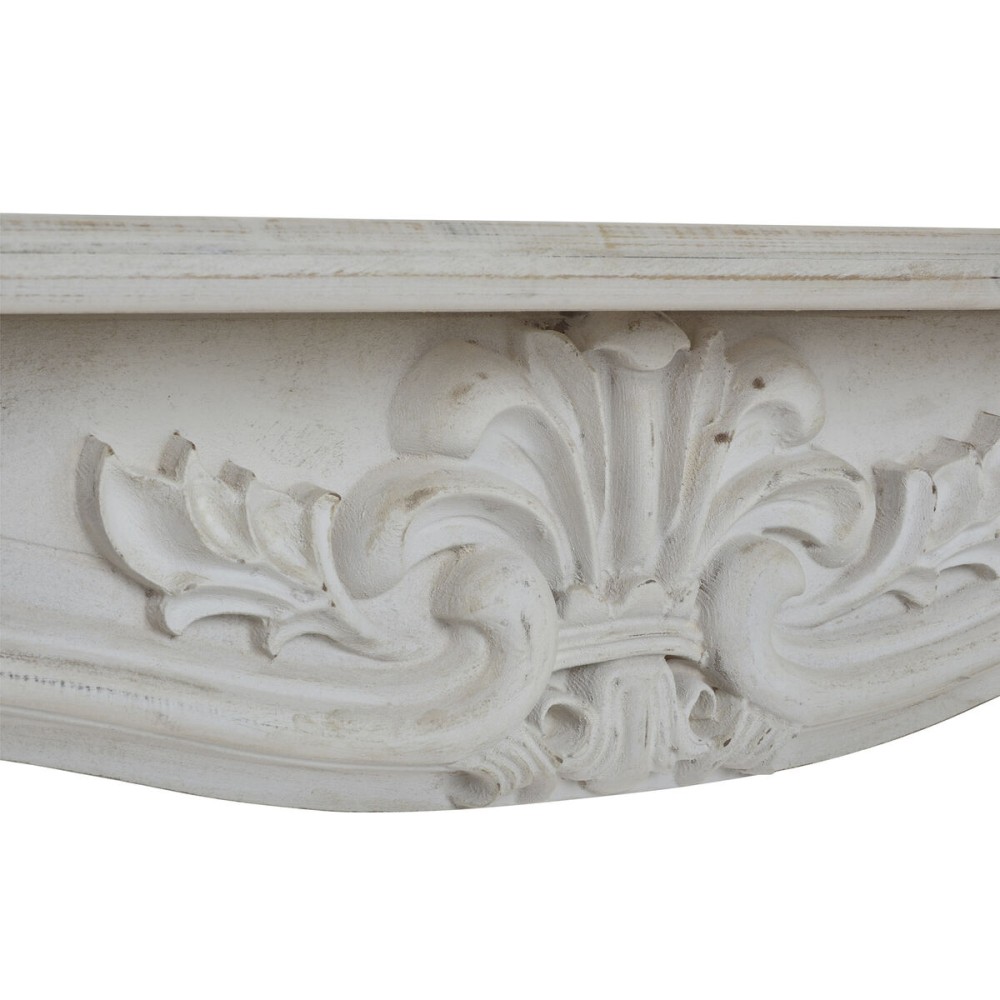 Façades de cheminée Home ESPRIT Blanc Sapin Cottage Finition vieillie 88 cm 125 x 27 x 104 cm 123 X 26,5 X 105 cm