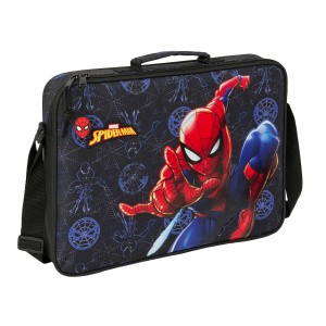 Cartable d'école Spider-Man Attack Noir 38 x 28 x 6 cm