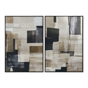 Leinwand Home ESPRIT Samt Leinwand 83 x 4 x 123 cm
