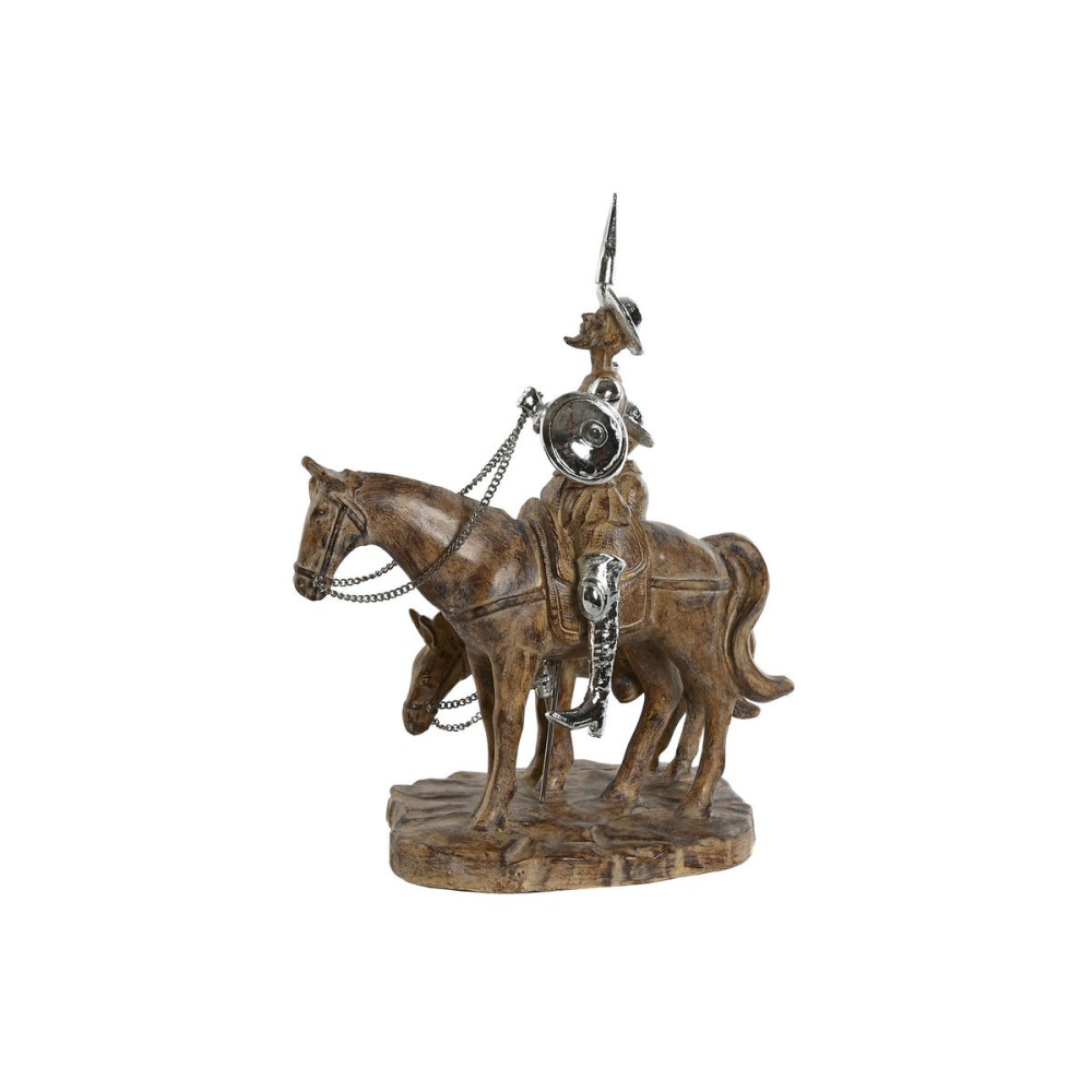 Figurine Décorative Home ESPRIT Argenté Naturel Résine 20,5 x 13 x 26 cm