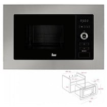 Grill Teka MWE225FI 20L 20 L 800W Stahl 800 W 20 L