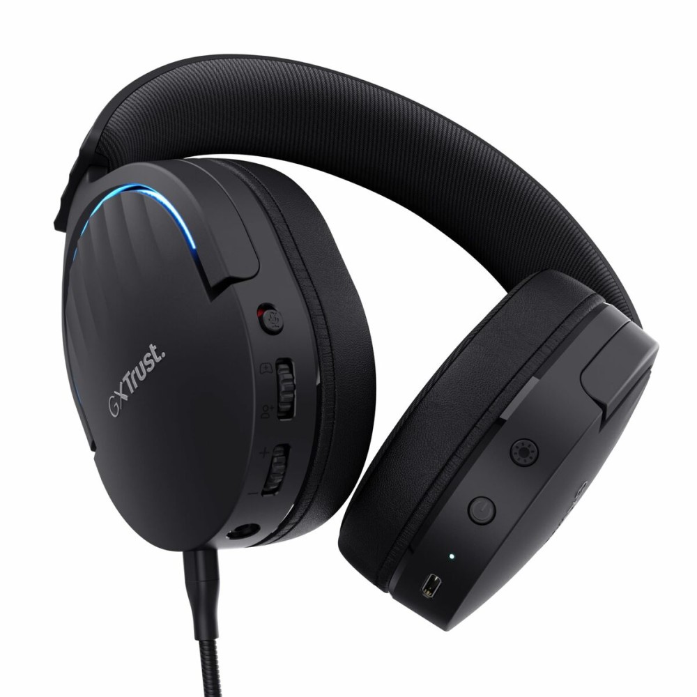 Headphones with Microphone Trust 24901 GXT491 FAYZO WIRELESS Black