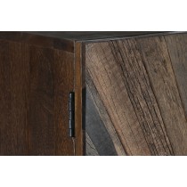 Cupboard Home ESPRIT Natural Recycled Wood 45 x 90 x 180 cm