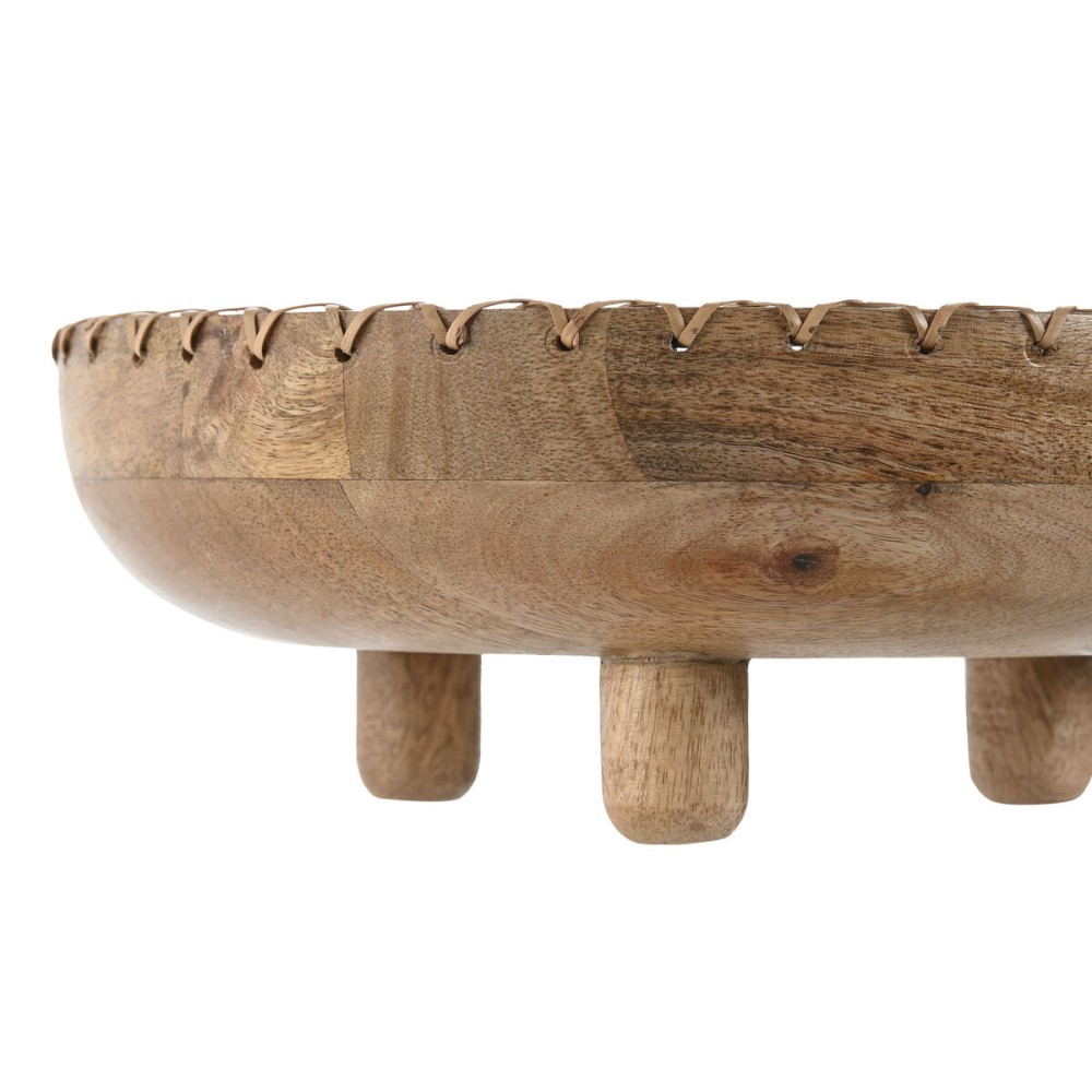 Centerpiece Home ESPRIT Natural Mango wood 25 x 25 x 9 cm