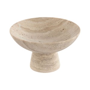 Centerpiece Home ESPRIT Brown Marble 17 x 17 x 10 cm