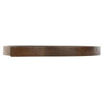 Centerpiece Home ESPRIT Brown Black Light brown Mango wood 37 x 31 x 2,7 cm (3 Pieces)