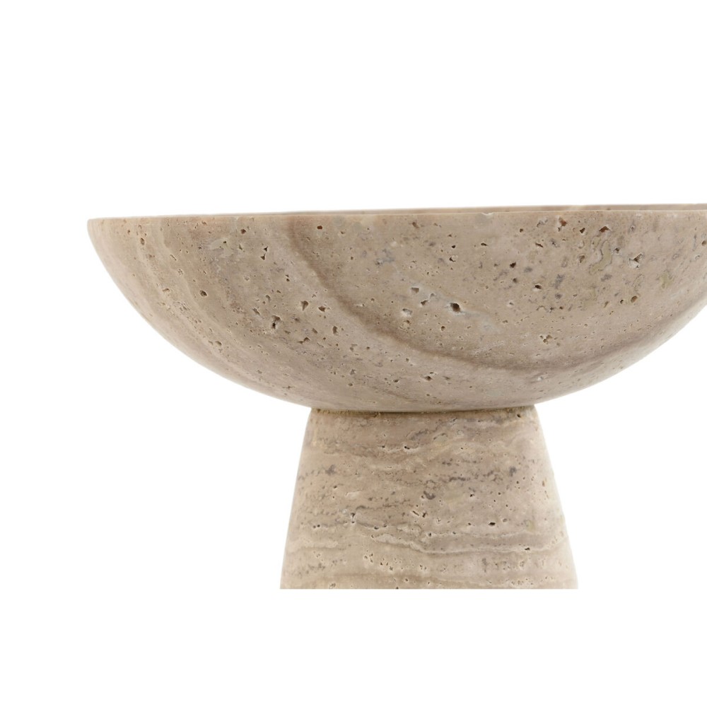 Centerpiece Home ESPRIT Brown Marble 17 x 17 x 10 cm