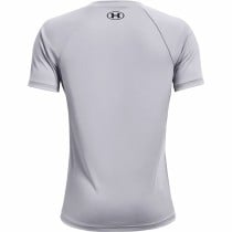 Child's Short Sleeve T-Shirt Under Armour Tech Big Logo Grey