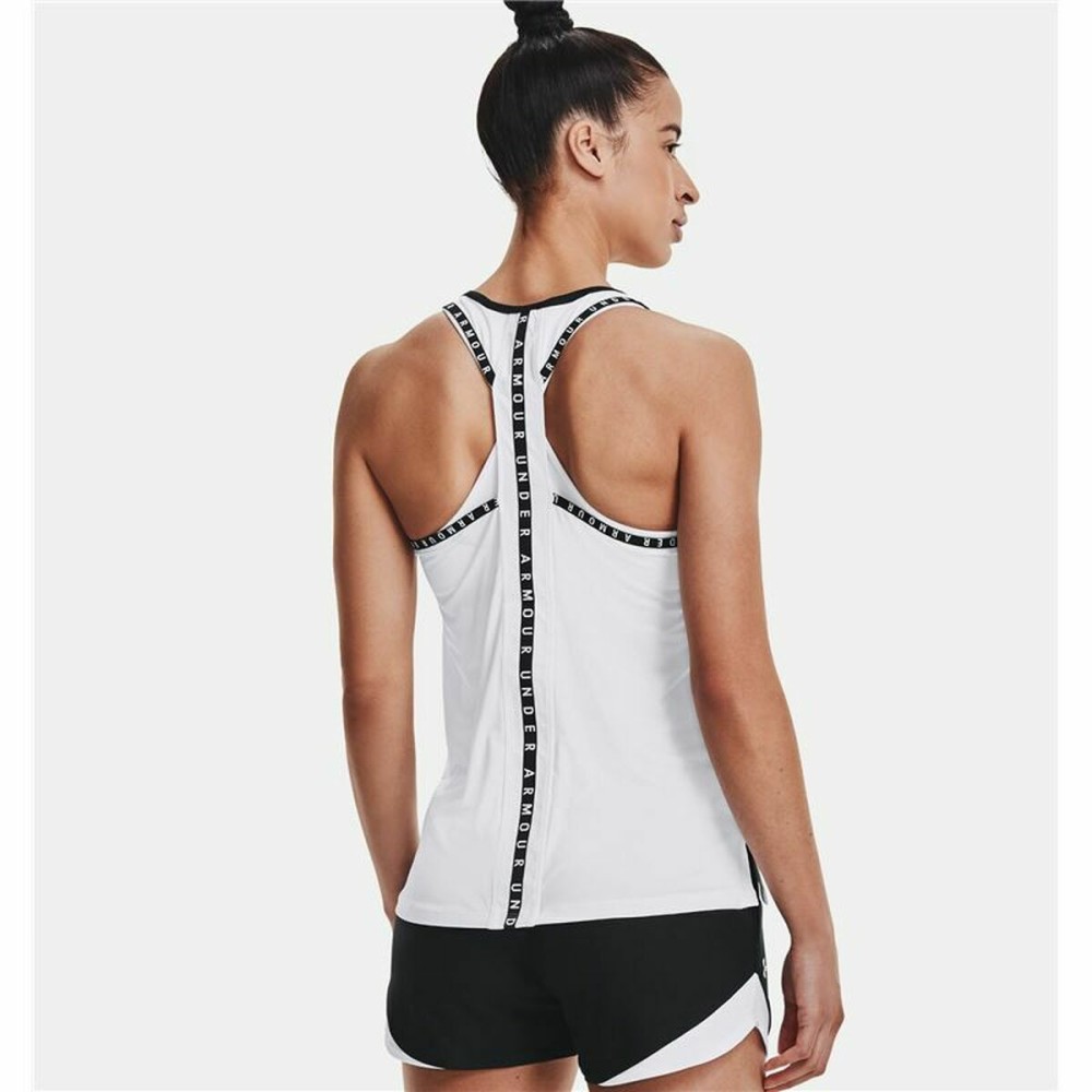 Tanktop Frau Under Armour Knockout Weiß